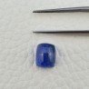 Tanzanite Naturale Forma Cuscino Piatto Cabochon Liscio Fatto a Mano 10X8X6mm 5,65 Carati 1pz