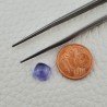 Tanzanite Naturale Forma Cuscino Quadrato Piatto Cabochon Liscio Fatto a Mano 7X7X4mm 2,45 Carati 1pz