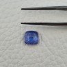 Tanzanite Naturale Forma Cuscino Quadrato Piatto Cabochon Liscio Fatto a Mano 8X8X4mm 2,85 Carati 1pz