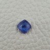Tanzanite Naturale Forma Cuscino Quadrato Piatto Cabochon Liscio Fatto a Mano 8X8X4mm 2,85 Carati 1pz