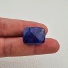 Tanzanite Naturale Forma Cuscino Piatto Cabochon Liscio Fatto a Mano 22X17X13mm 52,15 Carati 1pz