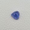 Tanzanite Naturale Forma Cuore Piatto Cabochon Liscio Fatto a Mano 14X14X09mm 14,20 Carati 1pz