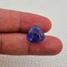 Tanzanite Naturale Forma Cuore Piatto Cabochon Liscio Fatto a Mano 14X14X09mm 14,20 Carati 1pz