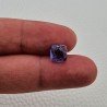 Tanzanite Naturale Forma Cuscino Quadrato Piatto Cabochon Liscio Fatto a Mano 8X8X4mm 3,10 Carati 1pz