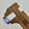 Tanzanite Naturale Forma Cuscino Quadrato Piatto Cabochon Liscio Fatto a Mano 8X8X4mm 3,10 Carati 1pz