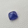Tanzanite Naturale Forma Cuscino Quadrato Piatto Cabochon Liscio Fatto a Mano 17X17X12mm 38,75 Carati 1pz