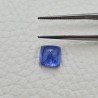 Tanzanite Naturale Forma Cuscino Quadrato Piatto Cabochon Liscio Fatto a Mano 9X9X5mm 4,75 Carati 1pz