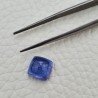 Tanzanite Naturale Forma Cuscino Quadrato Piatto Cabochon Liscio Fatto a Mano 9X9X5mm 4,75 Carati 1pz