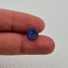 Tanzanite Naturale Forma Cuscino Quadrato Piatto Cabochon Liscio Fatto a Mano 9X9X5mm 5,20 Carati 1pz