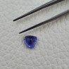 Tanzanite Naturale Forma Cuore Piatto Cabochon Liscio Fatto a Mano 8X7X4mm 2,30 Carati 1pz