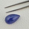 Tanzanite Naturale Forma Goccia Piatto Cabochon Liscio Fatto a Mano 25X15X12mm 38,80 Carati 1pz