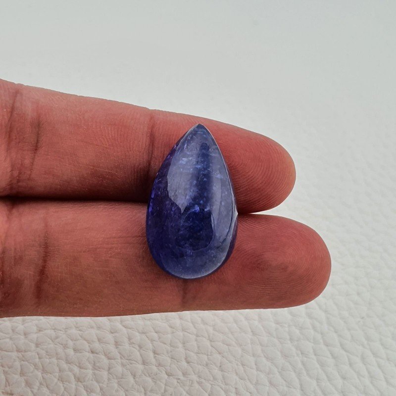 Tanzanite Naturale Forma Goccia Piatto Cabochon Liscio Fatto a Mano 25X15X12mm 38,80 Carati 1pz Tanzanite Naturale Forma Goccia Piatto Cabochon Liscio Fatto a Mano 25X15X12mm 38,80 Carati 1pz