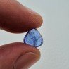 Tanzanite Naturale Forma Cuore Piatto Cabochon Liscio Fatto a Mano 9X9X5mm 3,40 Carati 1pz