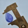 Tanzanite Naturale Forma Goccia Piatto Cabochon Liscio Fatto a Mano 20X14X9mm 21,85 Carati 1pz