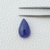 Tanzanite Naturale Forma Goccia Piatto Cabochon Liscio Fatto a Mano 21X13X9mm 20,90 Carati 1pz