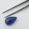 Tanzanite Naturale Forma Goccia Piatto Cabochon Liscio Fatto a Mano 21X13X9mm 20,90 Carati 1pz