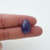 Tanzanite Naturale Forma Goccia Piatto Cabochon Liscio Fatto a Mano 21X14X07mm 18,50 Carati 1pz