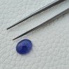Tanzanite Naturale Forma Ovale Piatto Cabochon Liscio Fatto a Mano 10X7X4mm 3,35 Carati 1pz