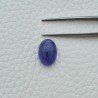 Tanzanite Naturale Forma Ovale Piatto Cabochon Liscio Fatto a Mano 14X10X7mm 10,80 Carati 1pz