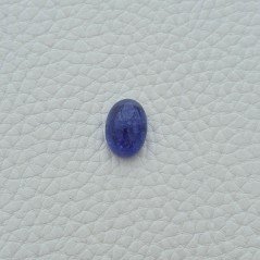 Tanzanite Naturale Forma Ovale Piatto Cabochon Liscio Fatto a Mano 14X10X7mm 10,80 Carati 1pz