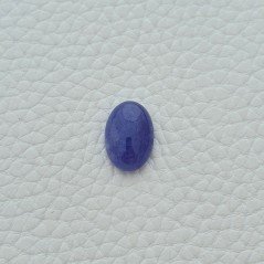 Tanzanite Naturale Forma Ovale Piatto Cabochon Liscio Fatto a Mano 16X11X6mm 10,50 Carati 1pz