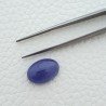 Tanzanite Naturale Forma Ovale Piatto Cabochon Liscio Fatto a Mano 16X11X6mm 10,50 Carati 1pz