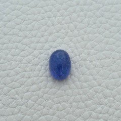 Tanzanite Naturale Forma Ovale Piatto Cabochon Liscio Fatto a Mano 14X10X7mm 9,70 Carati 1pz