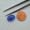 Tanzanite Naturale Forma Ovale Piatto Cabochon Liscio Fatto a Mano 14X10X7mm 9,70 Carati 1pz