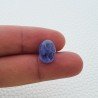 Tanzanite Naturale Forma Ovale Piatto Cabochon Liscio Fatto a Mano 14X10X7mm 9,70 Carati 1pz