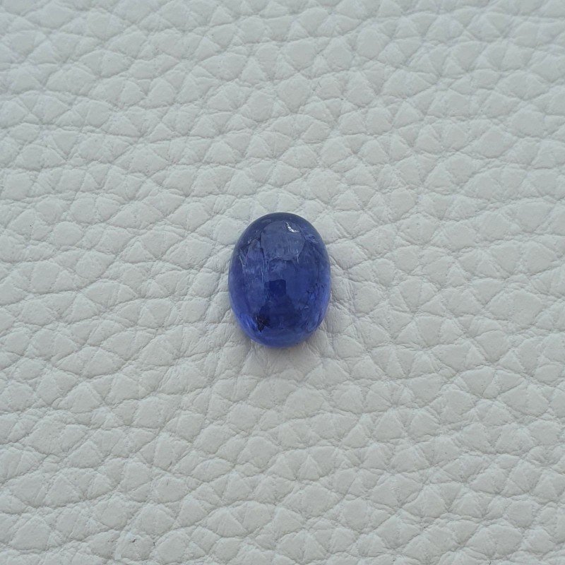 Tanzanite Naturale Forma Ovale Piatto Cabochon Liscio Fatto a Mano 13X10X6mm 8,30 Carati 1pz Tanzanite Naturale Forma Ovale Piatto Cabochon Liscio Fatto a Mano 13X10X6mm 8,30 Carati 1pz