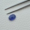 Tanzanite Naturale Forma Ovale Piatto Cabochon Liscio Fatto a Mano 13X10X6mm 8,30 Carati 1pz