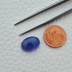 Tanzanite Naturale Forma Ovale Piatto Cabochon Liscio Fatto a Mano 14X10X6,20mm 8,10 Carati 1pz