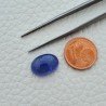 Tanzanite Naturale Forma Ovale Piatto Cabochon Liscio Fatto a Mano 14X10X6,20mm 8,10 Carati 1pz