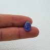 Tanzanite Naturale Forma Ovale Piatto Cabochon Liscio Fatto a Mano 13X10X6mm 7,15 Carati 1pz