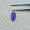 Tanzanite Naturale Forma Ovale Piatto Cabochon Liscio Fatto a Mano 14X8X5mm 6,45 Carati 1pz