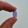 Tanzanite Naturale Forma Ovale Piatto Cabochon Liscio Fatto a Mano 14X8X5mm 6,45 Carati 1pz