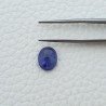 Tanzanite Naturale Forma Ovale Piatto Cabochon Liscio Fatto a Mano 11X9X4mm 4,25 Carati 1pz