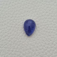 Tanzanite Naturale Forma Goccia Piatto Cabochon Liscio Fatto a Mano 18X13X8mm 15,90 Carati 1pz
