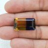 Ametrina Idrotermale Taglio Smeraldo Ottagono Sfaccettata a Mano Gemma Sciolta 23X13X9mm 20,70 Carati 1pz