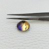 Ametrina Idrotermale Taglio Tondo Sfaccettata a Mano Gemma Sciolta 14X14X9mm 9,85 Carati 1pz