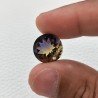 Ametrina Idrotermale Taglio Tondo Sfaccettata a Mano Gemma Sciolta 14X14X9mm 9,85 Carati 1pz