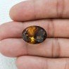 Ametrina Idrotermale Taglio Ovale Sfaccettata a Mano Gemma Sciolta19X14X11mm 17,40 Carati 1pz
