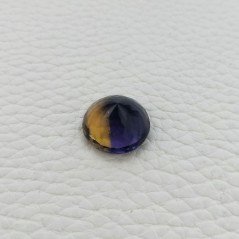 Ametrina Idrotermale Taglio Tondo Sfaccettata a Mano Gemma Sciolta 5X16X10mm 12,15 Carati 1pz