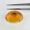 Topazio Citrino Idrotermale Taglio Ovale Sfaccettata a Mano Gemma Sciolta 21X16X11mm 22,75 Carati 1pz