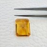 Topazio Citrino Idrotermale Taglio Smeraldo Ottagono Sfaccettata a Mano Gemma Sciolta 16X12X7mm 11,65 Carati 1pz