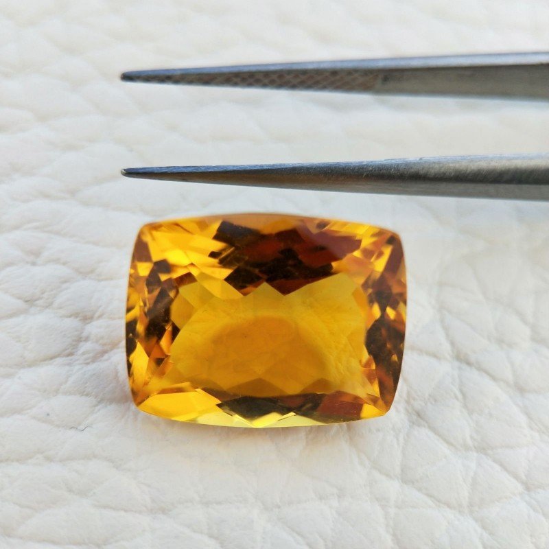 Topazio Citrino Idrotermale Taglio Cuscino Sfaccettata a Mano Gemma Sciolta 15X12X7-8mm 9,55 Carati 1pz Topazio Citrino Idrotermale Taglio Cuscino Sfaccettata a Mano Gemma Sciolta 15X12X7-8mm 9,55 Carati 1pz