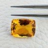 Topazio Citrino Idrotermale Taglio Cuscino Sfaccettata a Mano Gemma Sciolta 15X12X7-8mm 9,55 Carati 1pz