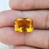 Topazio Citrino Idrotermale Taglio Cuscino Sfaccettata a Mano Gemma Sciolta 15X12X7-8mm 9,55 Carati 1pz