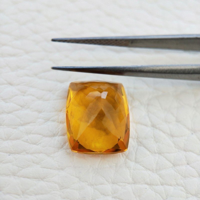 Topazio Citrino Idrotermale Taglio Cuscino Sfaccettata a Mano Gemma Sciolta 15X12X7-8mm 9,55 Carati 1pz Topazio Citrino Idrotermale Taglio Cuscino Sfaccettata a Mano Gemma Sciolta 15X12X7-8mm 9,55 Carati 1pz