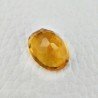 Quarzo Citrino Idrotermale Taglio Ovale Sfaccettata a Mano Gemma Sciolta 18X13X8mm 11,40 Carati 1pz